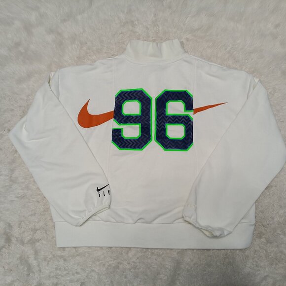 Nike Dri-Fit Swoosh Fly Women's 1/4 Zip Basketball Sweatshirt Size M - Picture 3 of 8